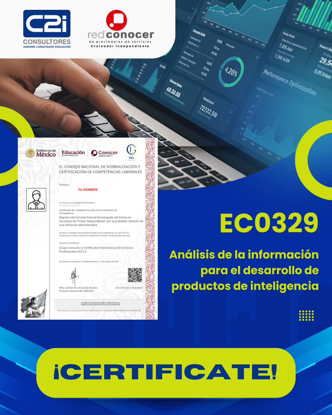 Estándar EC0329 1 Certificación estándar EC0076